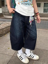 Eclectic Calf Length Capri Denim Trouser